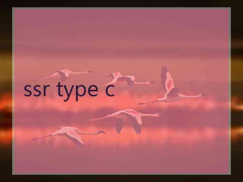 ssr type c