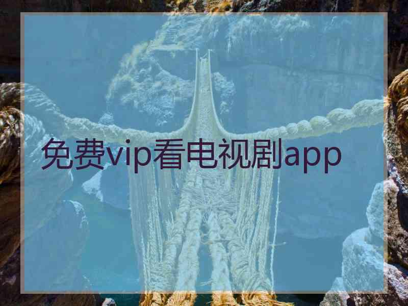 免费vip看电视剧app