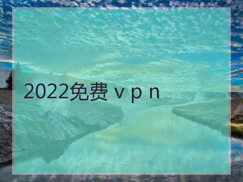 2022免费 v p n