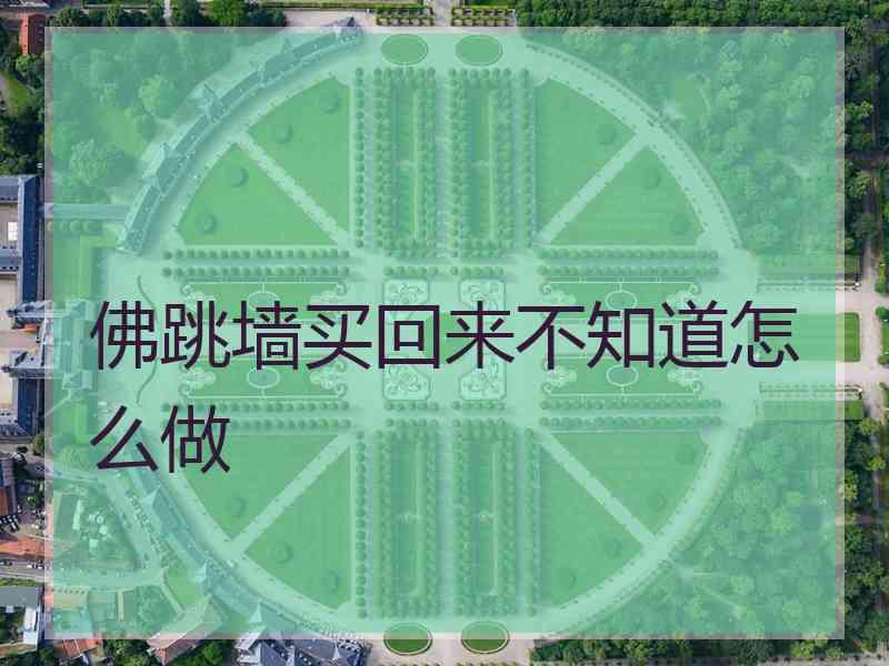 佛跳墙买回来不知道怎么做