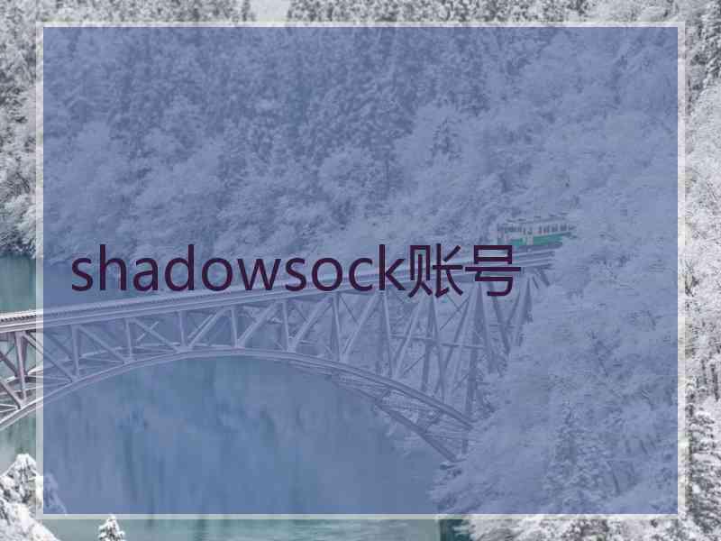 shadowsock账号