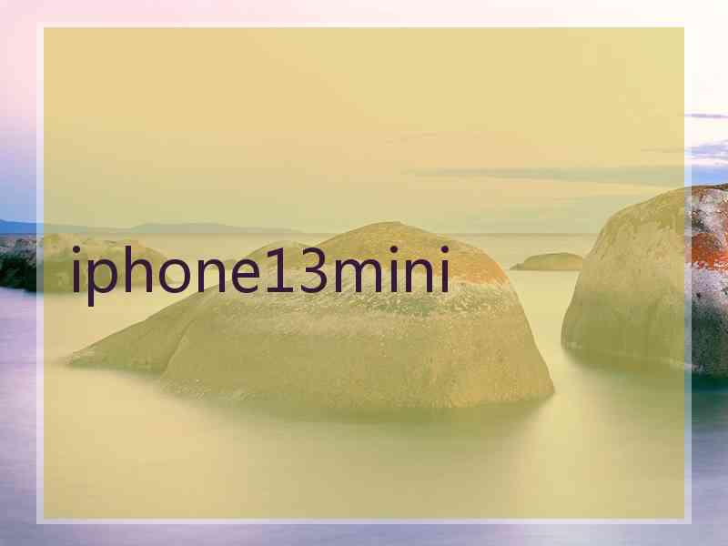 iphone13mini