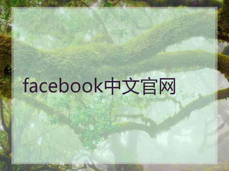 facebook中文官网