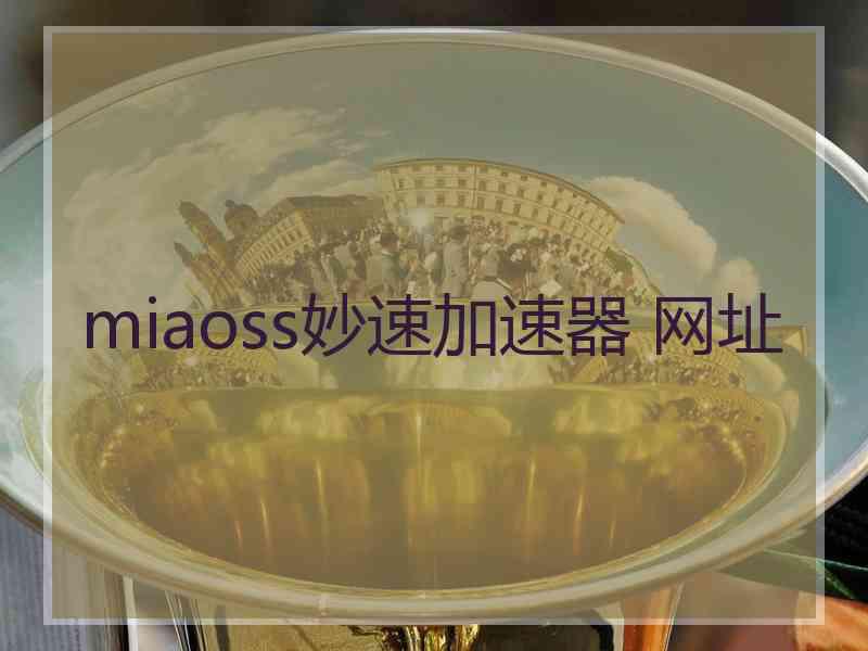 miaoss妙速加速器 网址