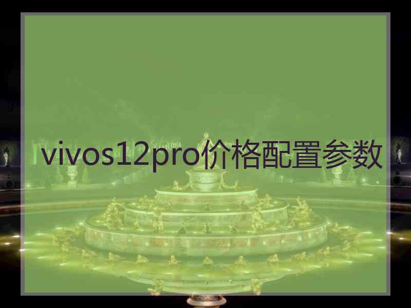 vivos12pro价格配置参数