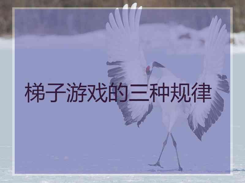 梯子游戏的三种规律