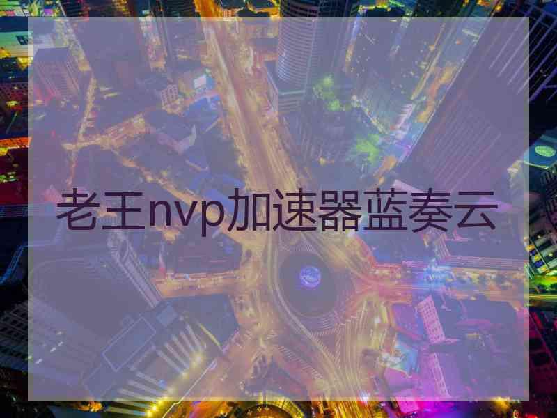 老王nvp加速器蓝奏云