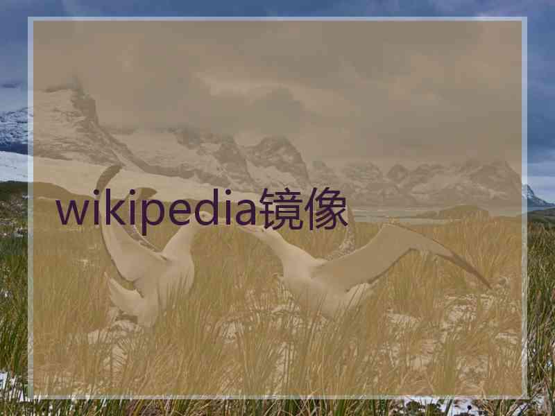 wikipedia镜像