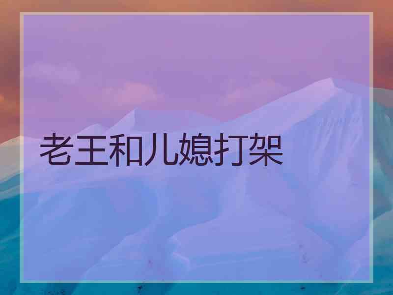老王和儿媳打架