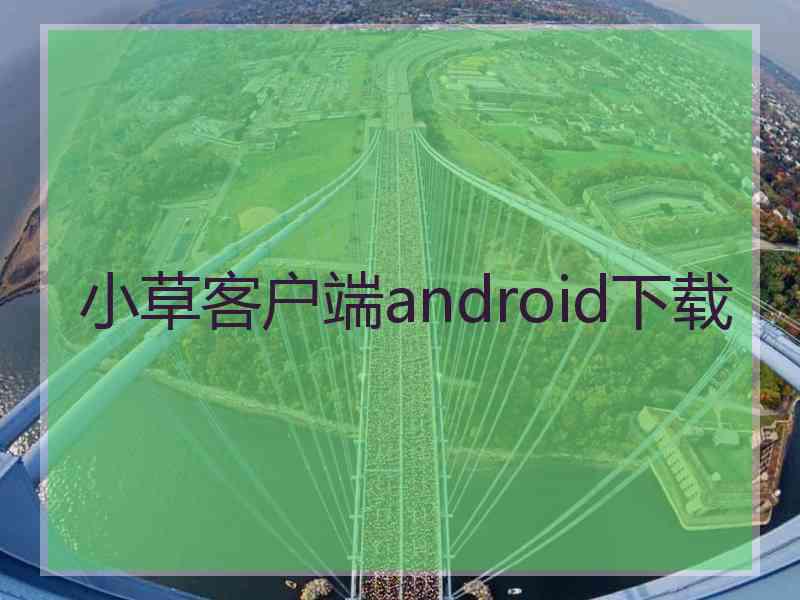 小草客户端android下载