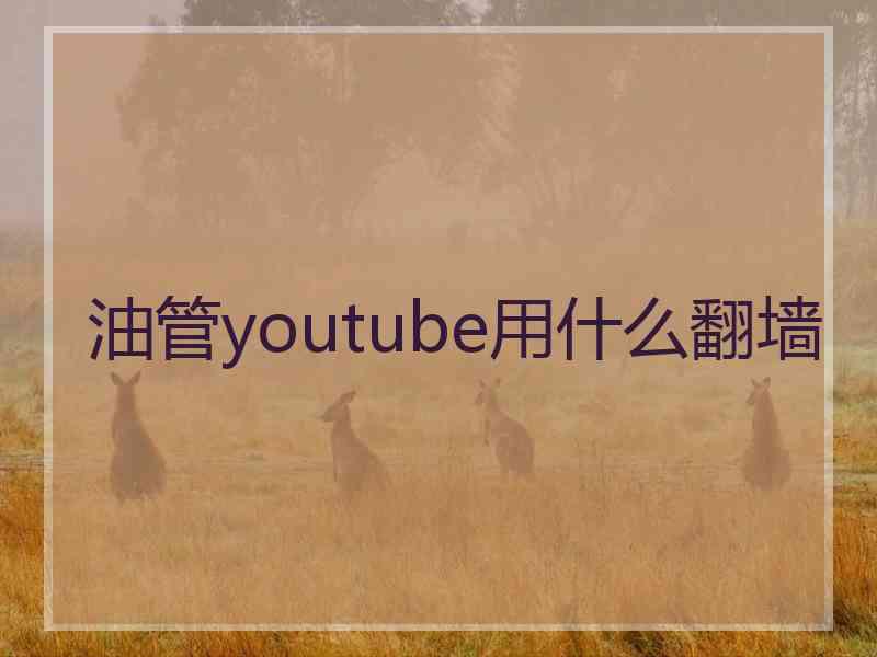 油管youtube用什么翻墙