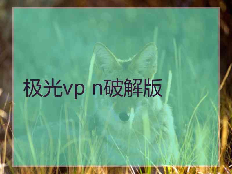 极光vp n破解版