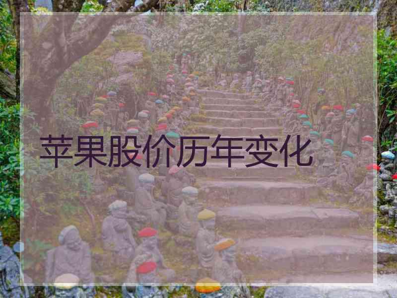 苹果股价历年变化