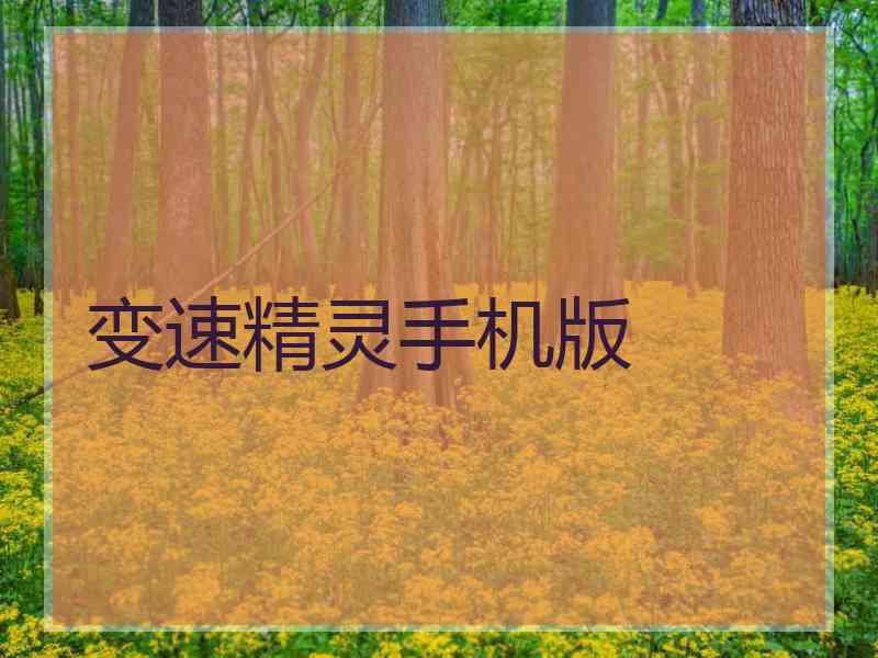 变速精灵手机版