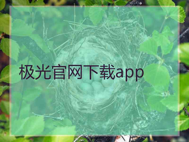 极光官网下载app