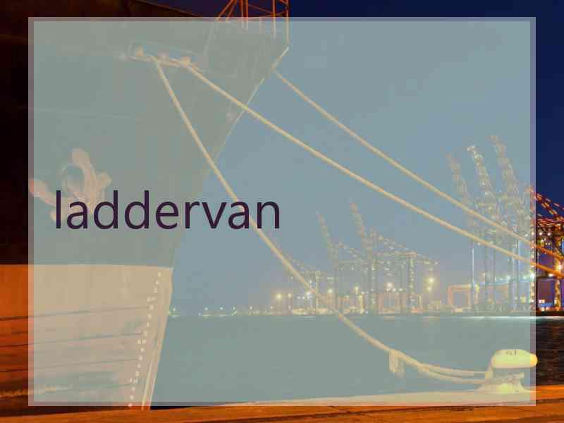 laddervan