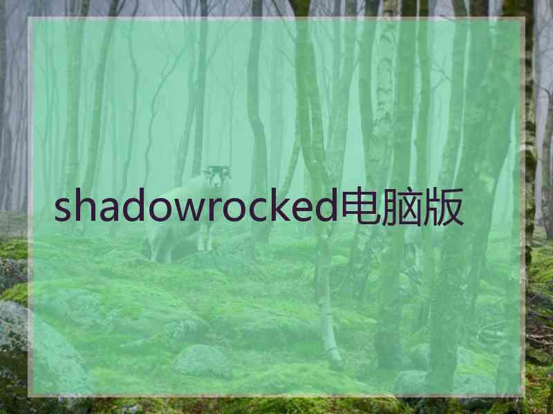 shadowrocked电脑版