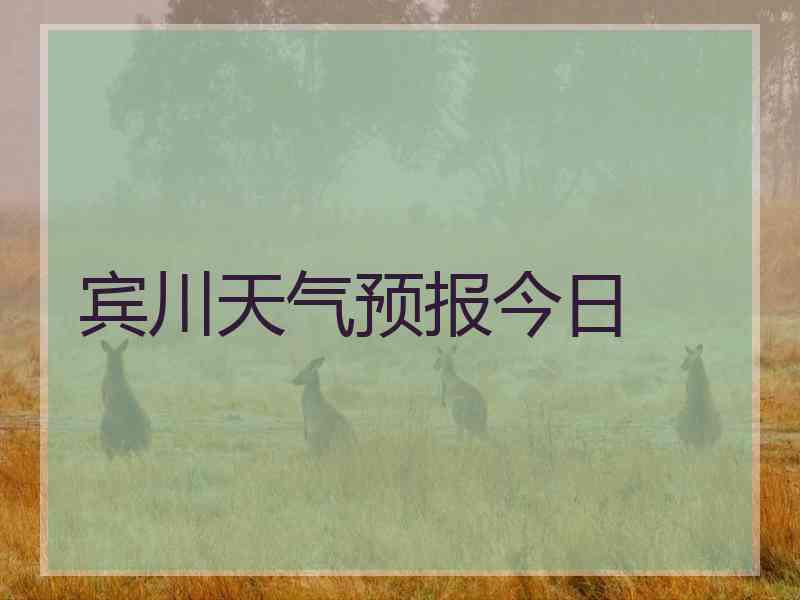 宾川天气预报今日