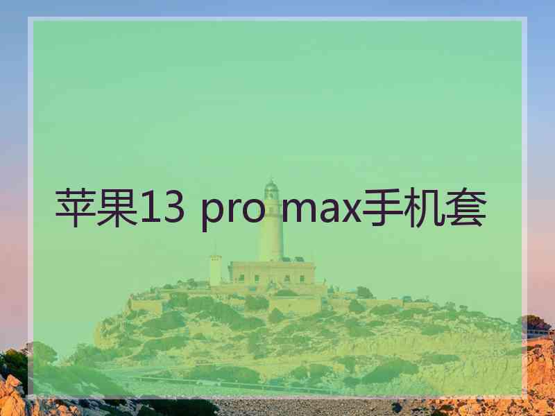 苹果13 pro max手机套