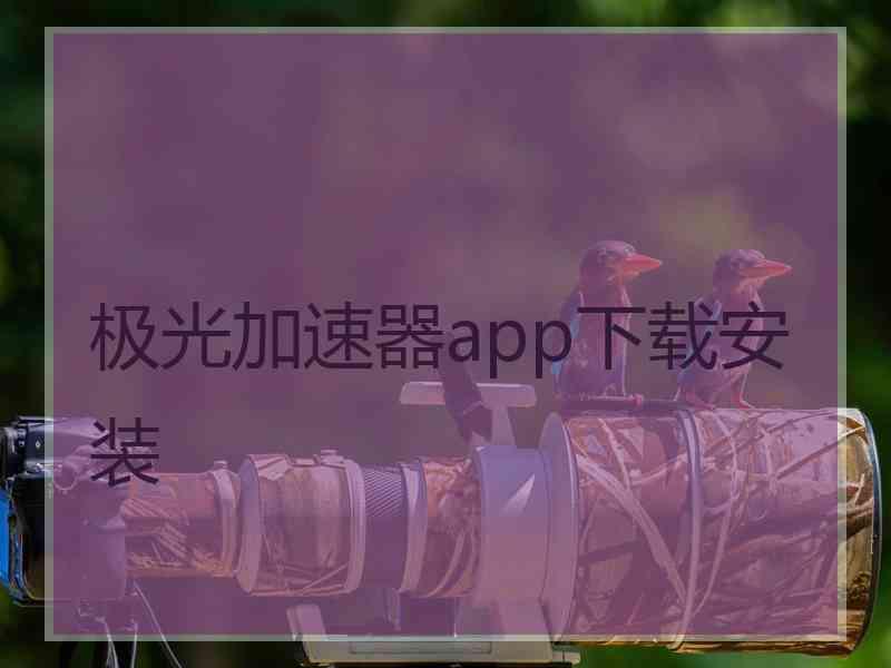 极光加速器app下载安装