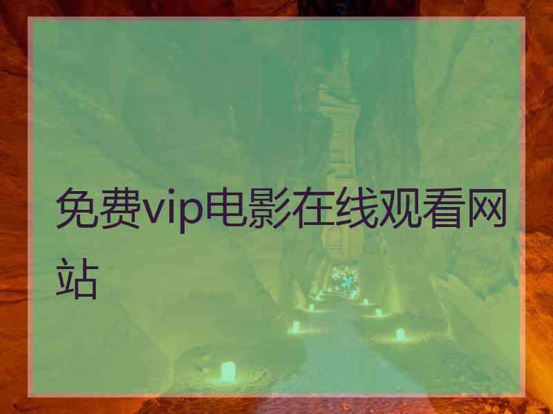 免费vip电影在线观看网站