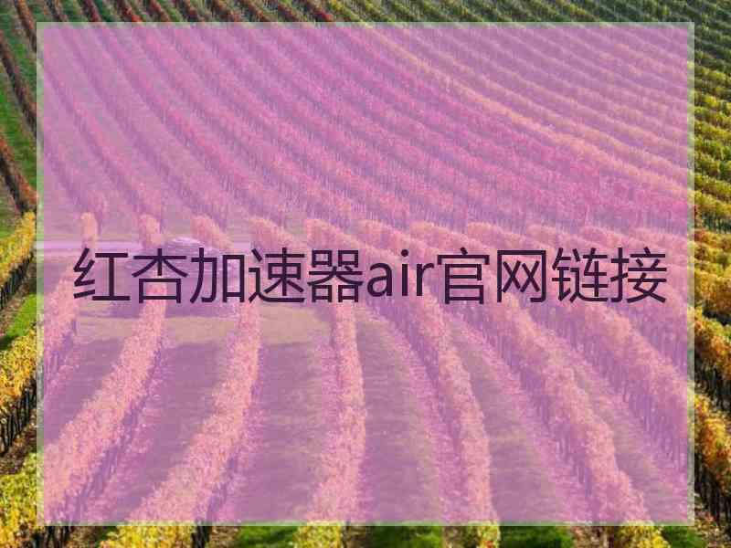 红杏加速器air官网链接