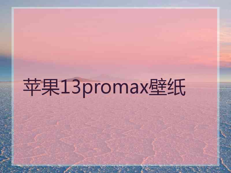 苹果13promax壁纸