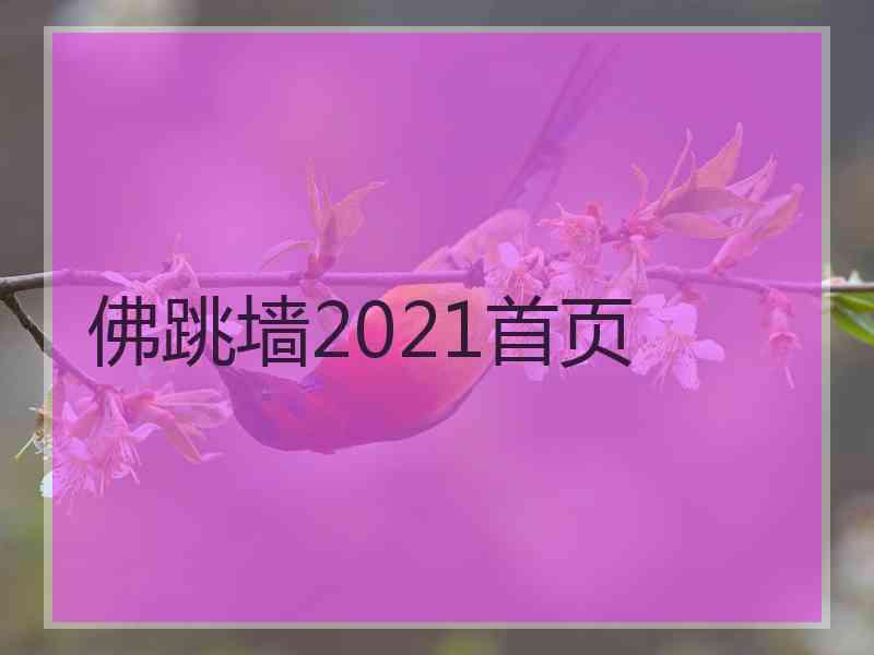 佛跳墙2021首页