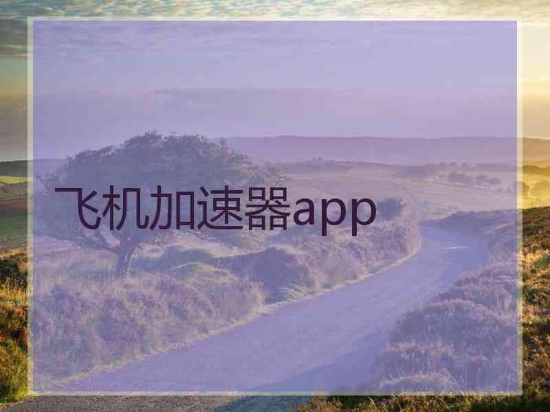 飞机加速器app