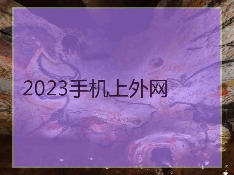 2023手机上外网