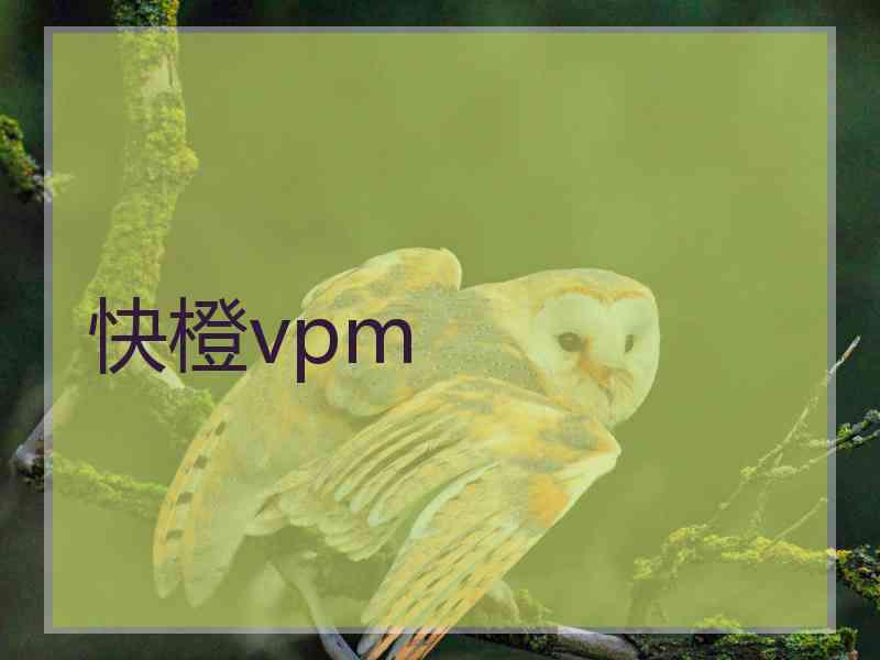 快橙vpm