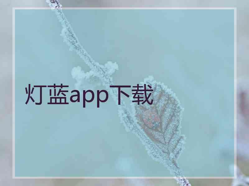 灯蓝app下载