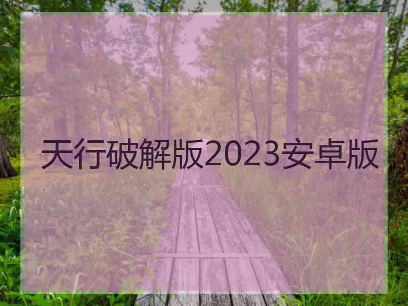 天行破解版2023安卓版