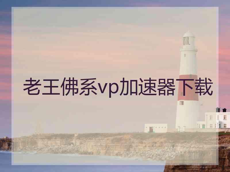 老王佛系vp加速器下载