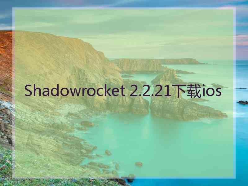 Shadowrocket 2.2.21下载ios