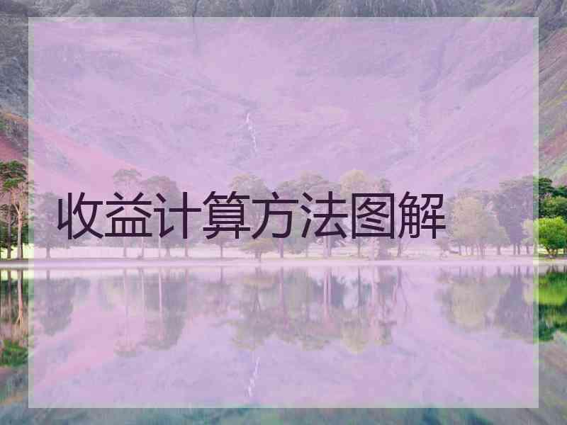 收益计算方法图解