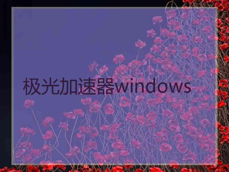 极光加速器windows