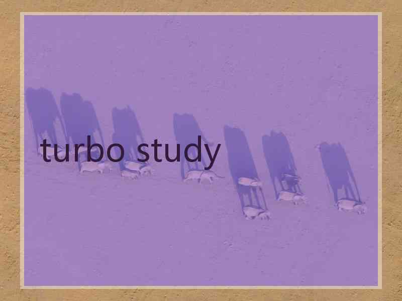 turbo study