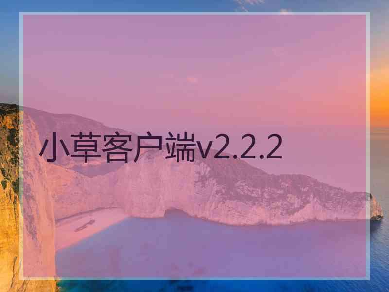 小草客户端v2.2.2