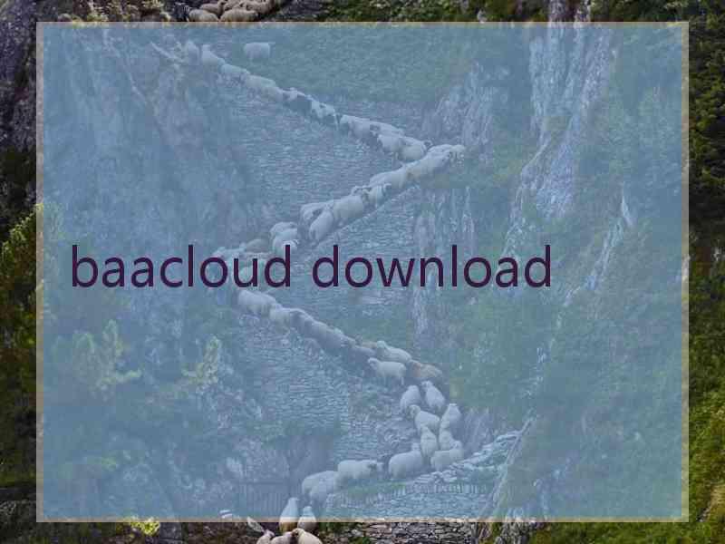 baacloud download