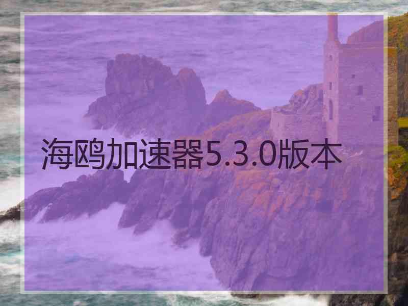 海鸥加速器5.3.0版本