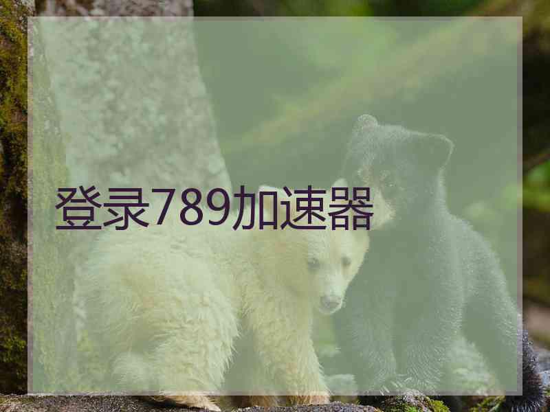 登录789加速器