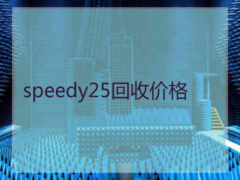 speedy25回收价格