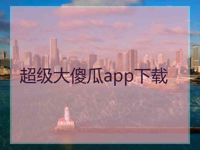 超级大傻瓜app下载