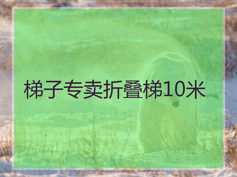 梯子专卖折叠梯10米