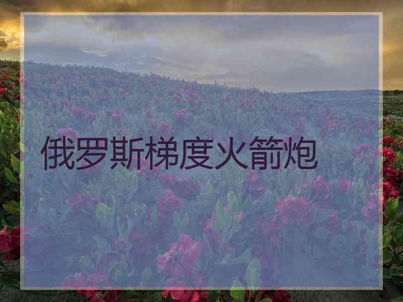 俄罗斯梯度火箭炮