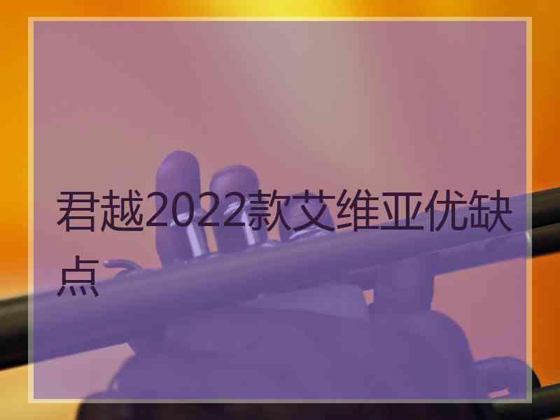 君越2022款艾维亚优缺点