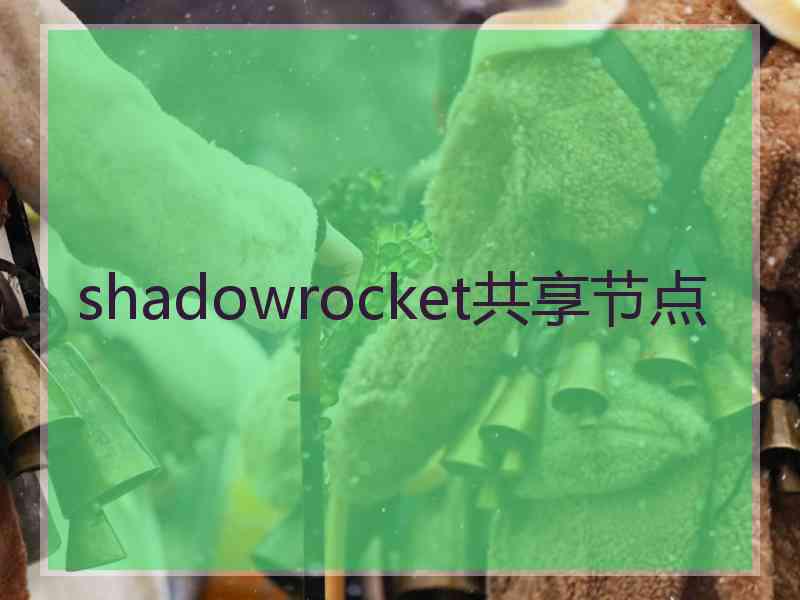 shadowrocket共享节点