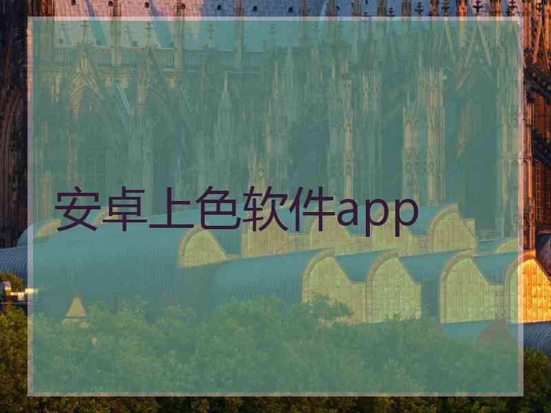 安卓上色软件app