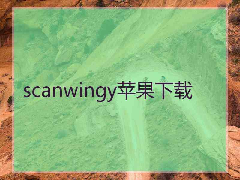 scanwingy苹果下载